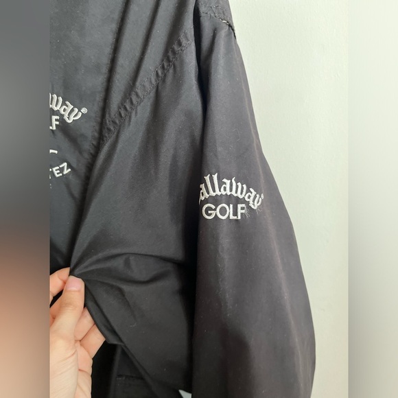 Callaway Golf Nylon Quarter Button Windbreaker Jacket - Picture 6 of 9